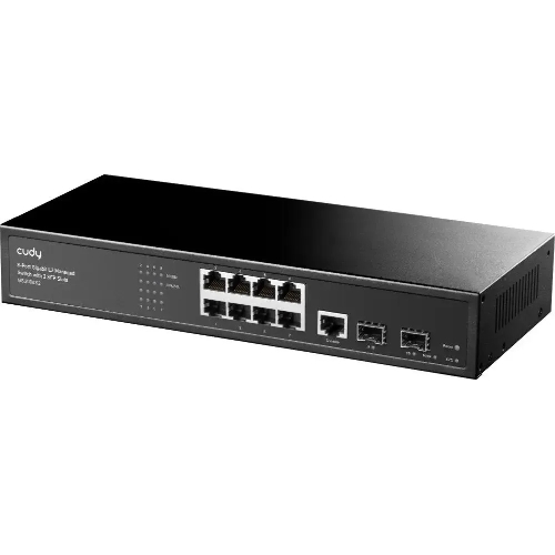 Коммутатор Cudy GS2008S2, 8×1 Гбит/с, 2×1 Гбит/с SFP