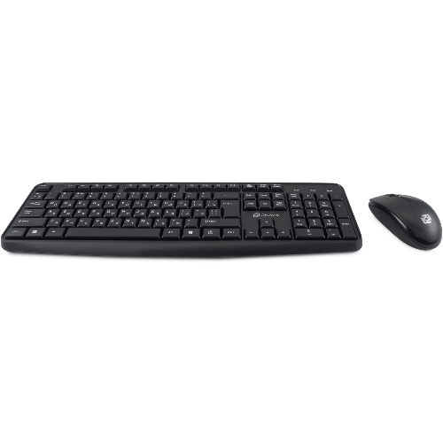 Комплект клавиатура+мышь Oklick S603 проводной, USB, 1200 DPI, чёрный