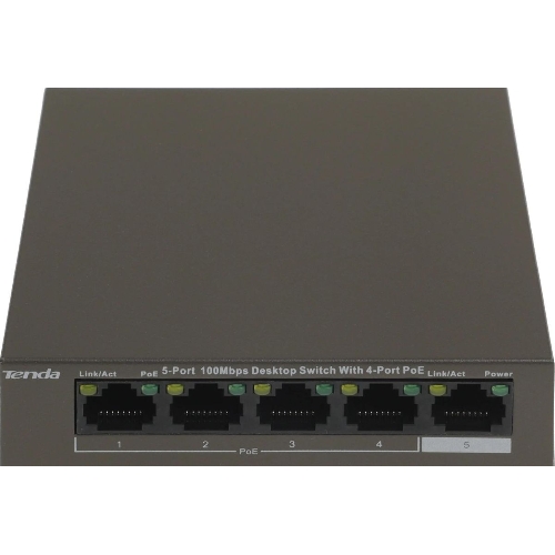 Коммутатор Tenda TEF1105P-4-38W 5PORT 10/100M