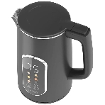 Чайник электрический Candy CK-400 1.7л. 2200Вт черный корпус: нерж.сталь/пластик (FM04WKM00RU)