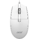 Мышь проводная Acer OMW401 белый, 2000 dpi, USB, кнопки - 4
