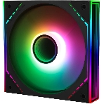 Кулер для корпуса Thermalright TL-M12R-S Reverse (124x120x25mm, 4-pin PWM, ARGB, 34.43CFM, 23.2dBA, 1500RPM, черный)
