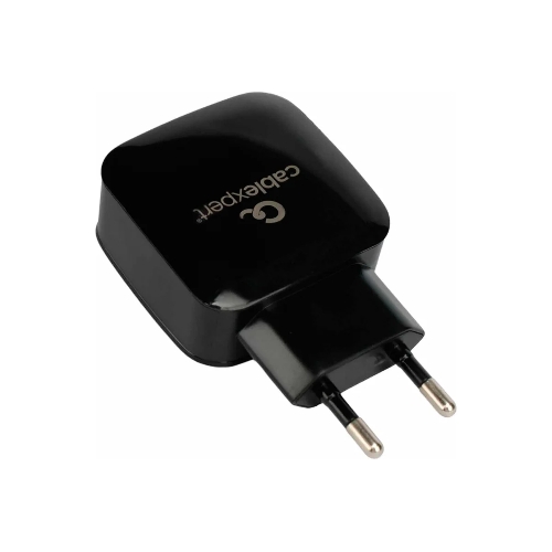 Сетевое зарядное устройство Cablexpert MP3A-PC-41, 18Вт, 3А, быстрая зарядка QC3.0, 1 порт USB, черный, пакет