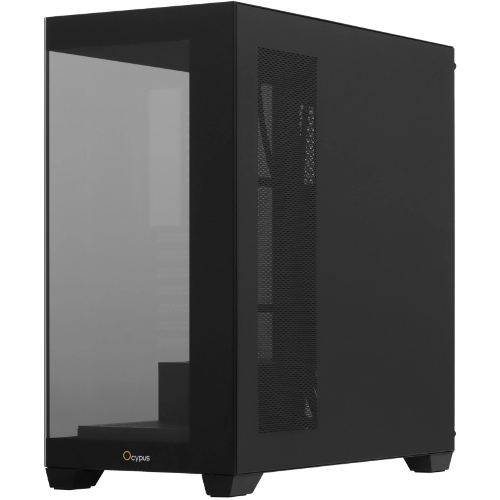 Компьютерный корпус Ocypus Gamma C72 BK ATX/win/black/no PSU/Tempered Glass