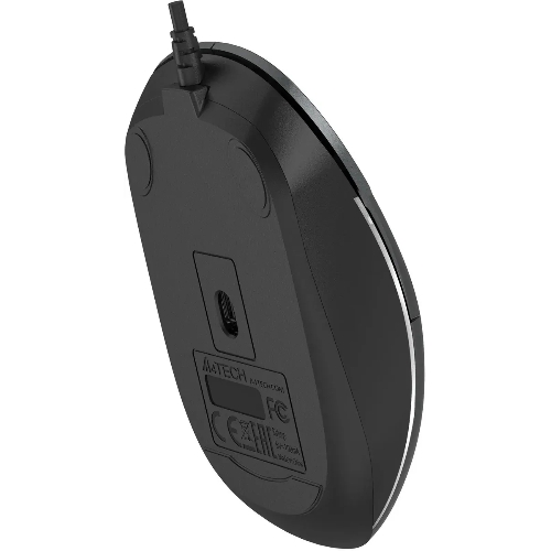 Мышь проводная A4Tech Fstyler FM26 серый/черный, 1600 dpi, USB, кнопки - 4