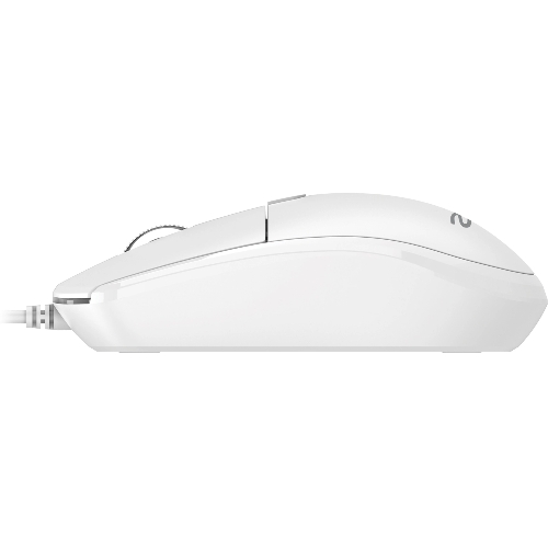 Мышь проводная Acer OMW401 белый, 2000 dpi, USB, кнопки - 4