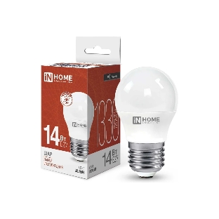 Лампа светодиодная LED-ШАР-VC 14Вт 230В E27 4000К 1330лм IN HOME 4690612047829