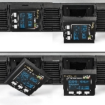 Источник бесперебойного питания On-line ExeGate EP285646RUS PowerExpert ULS-1000.LCD.AVR.C13.USB.RS232.SNMP.2U 1000VA/1000W, On-Line, PF=1, LCD, 4*IEC-C13, RS232, USB, SNMP-slot, Rackmount 2U/Tower, черный