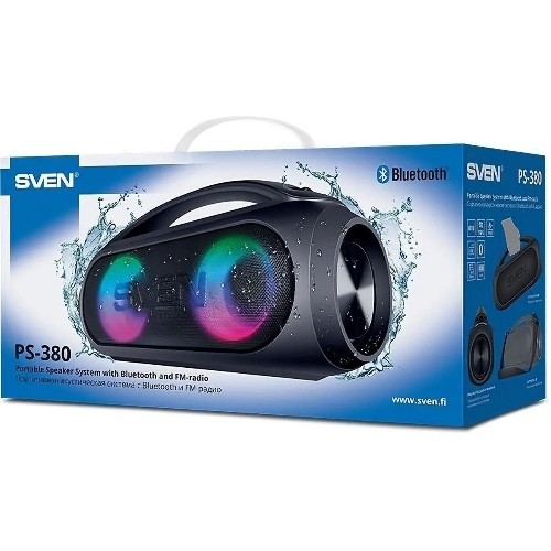 Мобильные колонки SVEN PS-380 2.0 черный