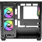 Корпус Ocypus Gamma C52 BK ARGB, Mini-Tower, чёрный, 3 x 120 мм