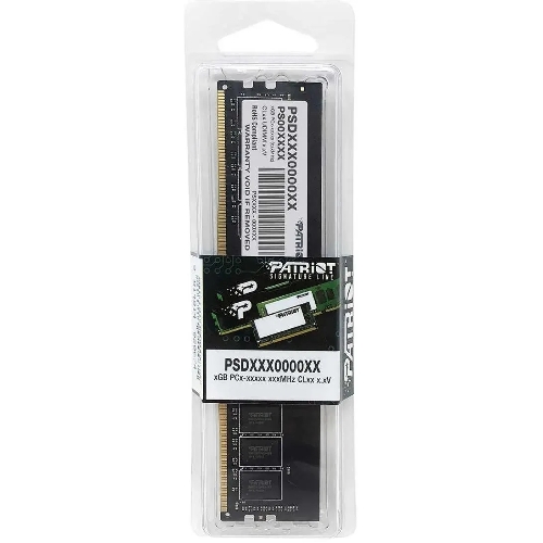 Оперативная память Patriot Signature, DDR4, 16GB (1x16 GB), 3200 MHz, CL22, DIMM