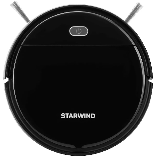 Робот-пылесос Starwind SRV3950 черный, 18 Вт, 1500 мАч Li-Ion, уборка влажная/сухая, пылесборник контейнер 0.2 л