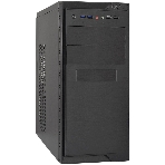 Компьютерный корпус Minitower ExeGate MA-372UX-UNS400 (mATX, БП UNS400 с вент. 12см, 2хUSB+2хUSB3.0, аудио, черный)