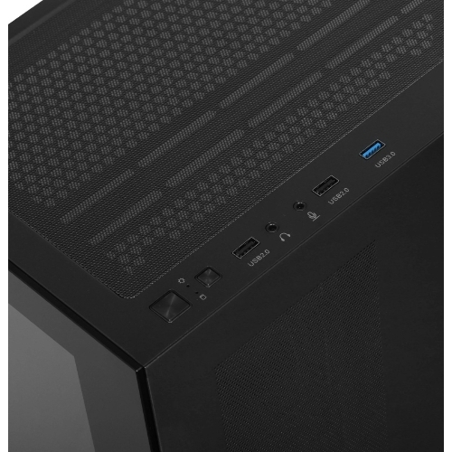 Компьютерный корпус Ocypus Gamma C72 BK ATX/win/black/no PSU/Tempered Glass