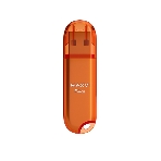 Флешка USB Maxvi P1 (FD64GBUSB20C10P1 orange), 64Gb, USB 2.0, R/W 12/5, оранжевый