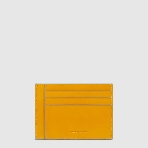 Картхолдер Piquadro Blue Square PP2762B2R/G шафрановый, натуральная кожа