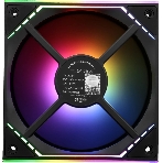 Кулер для корпуса Thermalright TL-M12R-S Reverse (124x120x25mm, 4-pin PWM, ARGB, 34.43CFM, 23.2dBA, 1500RPM, черный)