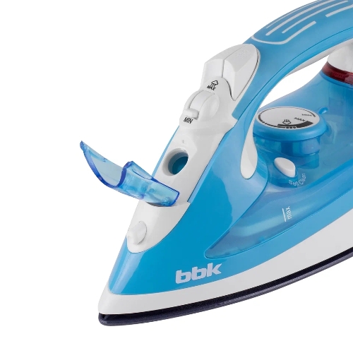 Утюг BBK ISE-2400 бирюзовый/белый, 2400 Вт, 35 г/мин, 140 г/мин, 280 мл