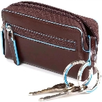 Ключница Piquadro Blue Square PC4216B2/MO, коричневый, натур.кожа