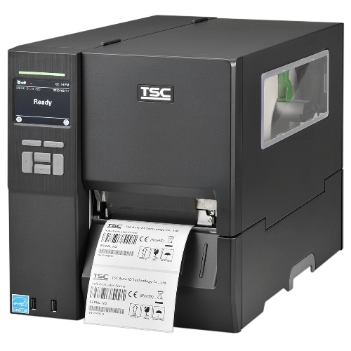 Принтер этикеток термотрансферный TSC MH241T 203 dpi, 356 мм/сек, USB, RS-232, Ethernet, USB Host, черный