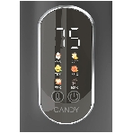 Чайник электрический Candy CK-400 1.7л. 2200Вт черный корпус: нерж.сталь/пластик (FM04WKM00RU)