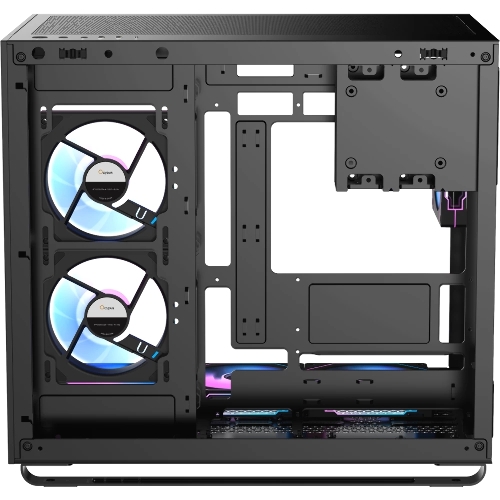 Компьютерный корпус Ocypus Iota C70 BK ARGB ATX/win/black/6 ARGB fans/no PSU/Tempered Glass