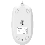 Мышь проводная Acer OMW401 белый, 2000 dpi, USB, кнопки - 4