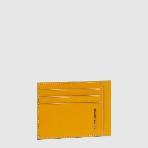 Картхолдер Piquadro Blue Square PP2762B2R/G шафрановый, натуральная кожа