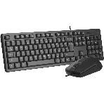 Комплект клавиатура+мышь A4Tech KR-3330 проводной, USB, 1200 DPI, чёрный