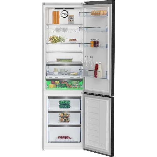 Холодильник Beko B5RCNK403ZWB черный 257/100л двухкамерный морозилка снизу, No Frost