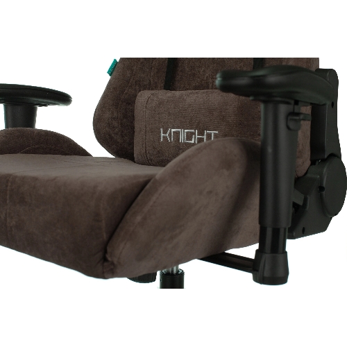 Кресло Бюрократ VIKING KNIGHT LT10 FABRIC коричневый, ткань, 120 кг, механизм качания
