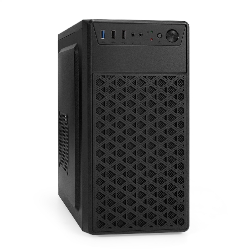 Компьютерный корпус Minitower ExeGate mEVO-7803-XP600 (mATX, БП XP600 с вент. 12см, 2*USB+1*USB 3.0, HD аудио, черный, 2 вент. 12см с RGb подсветкой)