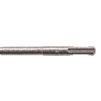 Бур по бетону Denzel двойная спираль, Cobalt W-tip, 10x460 мм, SDS PLUS