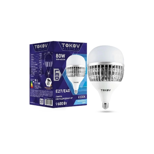 Лампа светодиодная TOKOV ELECTRIC 80Вт HP 6500К Е40/Е27 176-264В