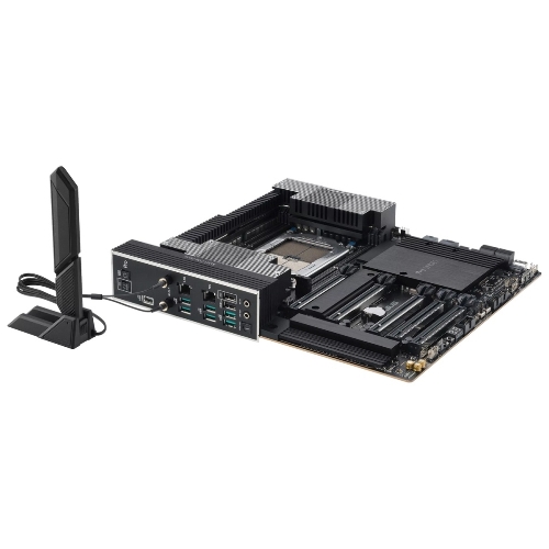 Материнская плата ASUS Pro WS TRX50-SAGE WIFI, sTR5, AMD TRX50, 4xDDR5, 4xSATA, 3xM.2, 1xSlimSAS, 1xPCI-E 5.0 x8, 1xPCI-E 4.0 x16, 1xPCI-E 4.0 x4, 2x 10Gb LAN, 2xUSB-A 2.0, 6xUSB-A 3.2 Gen 2, 1xUSB-C 3.2 Gen 2x2, 2x3.5 мм, 5.1, E-ATX