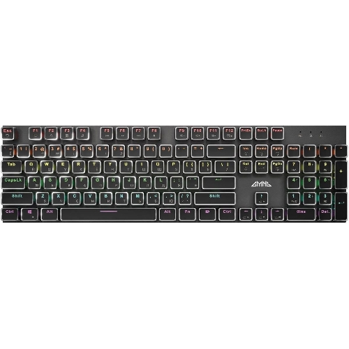 Клавиатура проводная GMNG GG-KB815X (1913914), USB, черный + белый