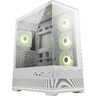 Компьютерный корпус MSI MAG Pano 110R PZ белый без БП ATX 6x120мм 7x140мм 2xUSB 3.0 1xUSB3.1 audio AirDuct bott PSU