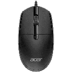 Мышь проводная Acer OMW401 черный, 2000 dpi, USB, кнопки - 4