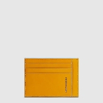 Картхолдер Piquadro Blue Square PP2762B2R/G шафрановый, натуральная кожа