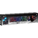 Комплект клавиатура+мышь Defender Alion GS-987 проводной, USB, 2400 DPI, чёрный