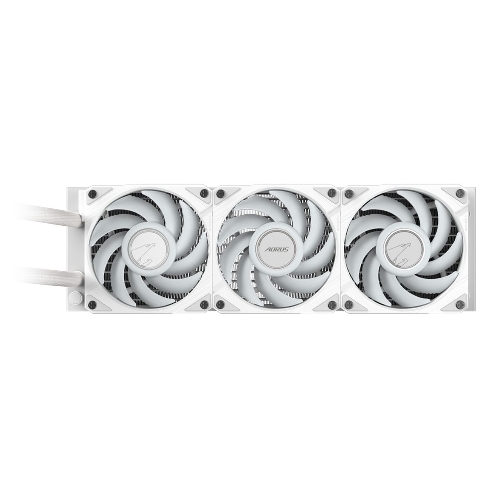 Система жидкостного охлаждения Gigabyte AORUS WATERFORCE X II 360I белый, 3 x 120мм ARGb Fan, sTR5, RTL (9JAWTX2360I-00-10)