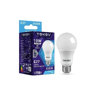 Лампа светодиодная TOKOV ELECTRIC 10 Вт А60 6500К Е27 176-264В