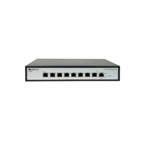 Коммутатор управляемый ORIGO OS6208/A1A L2, 8x10Gbase-T, консольный порт RJ-45, комплект для установки в 19