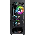 Компьютерный корпус Montech X5 черный без БП ATX 4x120мм 1xUSB2.0 1xUSB3.0 audio bott PSU