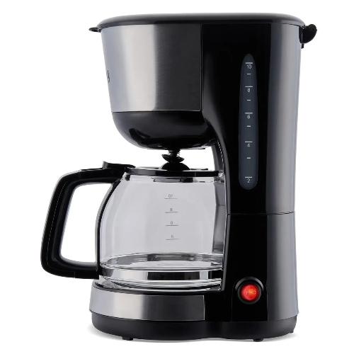 Кофеварка капельная Domfy metal DSM-CM301 1000Вт черный/серебристый