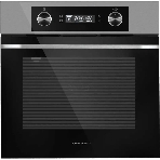 Шкаф духовой электрический Maunfeld AEOH60102S, 60л, дверца с 3 стеклами, нержавеющая сталь