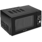 Микроволновая печь Hyundai HYM-D3033 черный, 20 л, 700 Вт, переключатели - кнопки, электронный поворотный механизм