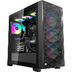 Компьютерный корпус PcCooler C3D510 BK ARGb черный без БП ATX 3x120мм 2xUSB3.0 1xUSB3.1 audio bott PSU