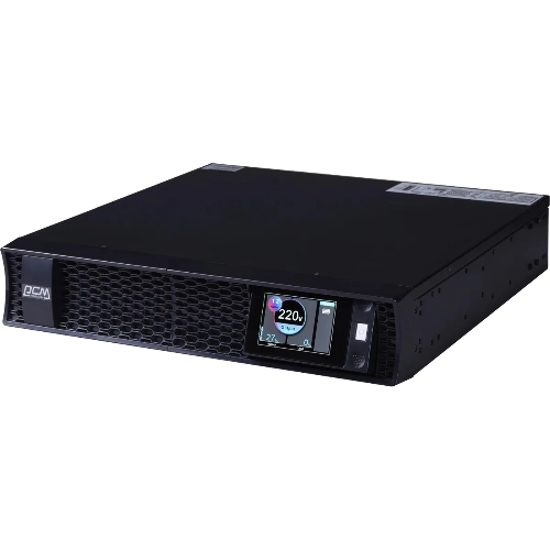 Источник бесперебойного питания Powercom Next, On-Line, 1500VA/1500W, Rack/Tower, 8*IEC320-C13, LCD, Serial+USB, SmartSlot, подкл. доп. Бат.