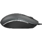 Мышь проводная A4Tech Fstyler FM26 серый/черный, 1600 dpi, USB, кнопки - 4